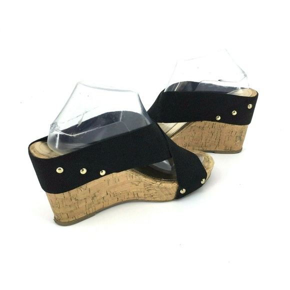 Madden Girl Nautic Cork Wedge Slide Size 8.5 - Picture 4 of 8